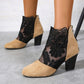 VelvetBloom™ - Tacchi alla caviglia in pizzo chic