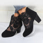 VelvetBloom™ - Tacchi alla caviglia in pizzo chic