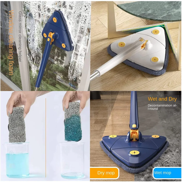 TRIANGULAR 360º MOP + 2 FREE PADS