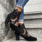 VelvetBloom™ - Tacchi alla caviglia in pizzo chic